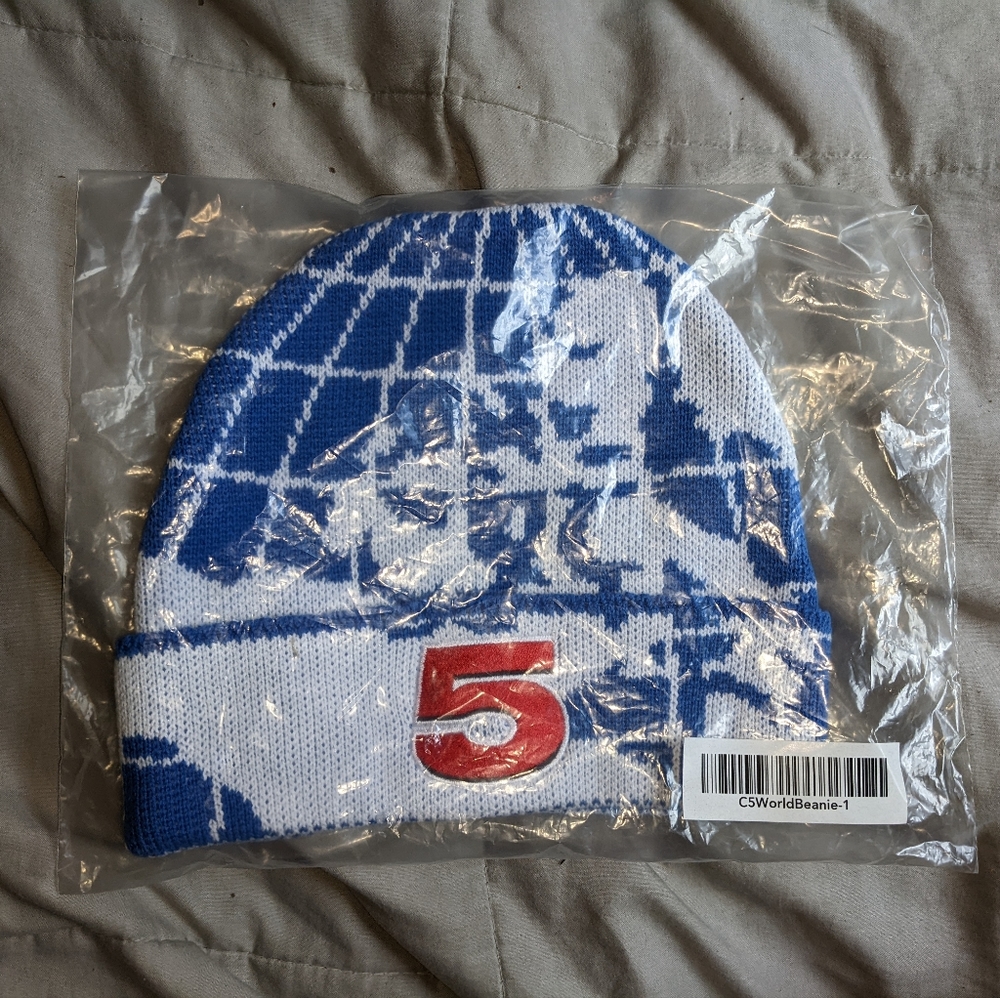 Very Rare Channel 5 Merch, World Beanie (Sealed)